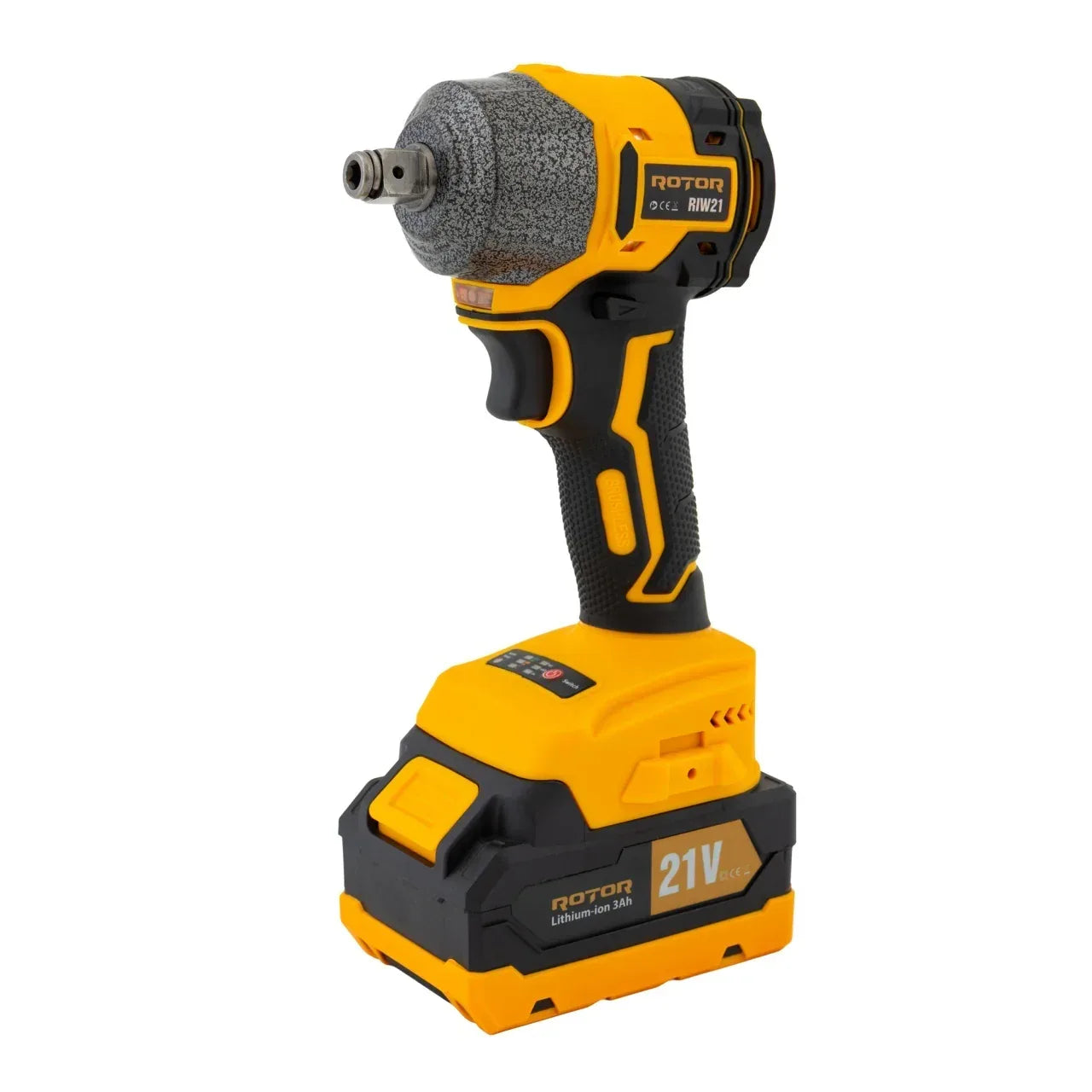 Autofiletanta cu impact si doi acumulatori ROTOR RIW21, 21 V /3 Ah, 320 Nm 2200 rpm, 3300 BPM - 221.ro