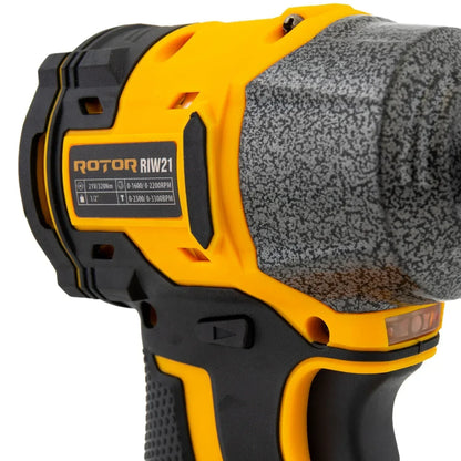 Autofiletanta cu impact si doi acumulatori ROTOR RIW21, 21 V /3 Ah, 320 Nm 2200 rpm, 3300 BPM - 221.ro