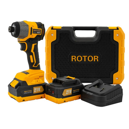 Autofiletanta cu impact si doi acumulatori ROTOR RSD21, 21 V /3 Ah, 240 Nm,2200 rot/min, 3400 BPM - 221.ro