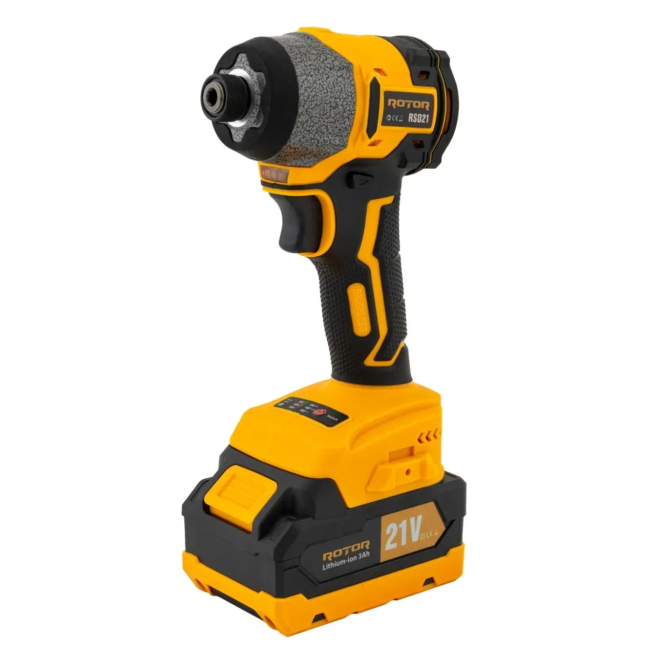 Autofiletanta cu impact si doi acumulatori ROTOR RSD21, 21 V /3 Ah, 240 Nm,2200 rot/min, 3400 BPM - 221.ro