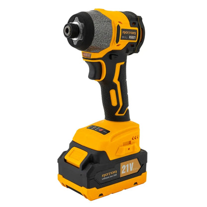 Autofiletanta cu impact si doi acumulatori ROTOR RSD21, 21 V /3 Ah, 240 Nm,2200 rot/min, 3400 BPM - 221.ro