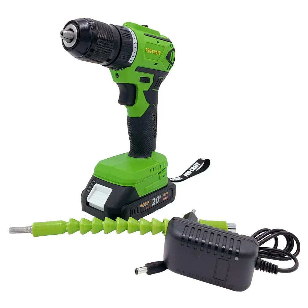 Autofiletanta pe acumulator PROCRAFT PA18LiN, 20 V DC, 2 Ah, 0-600/0-2100 rpm - 221.ro
