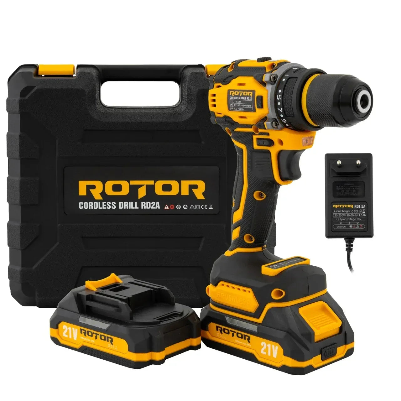 Autofiletanta pe acumulator ROTOR RD2A,21V/2Ah, 2200 rpm - 221.ro