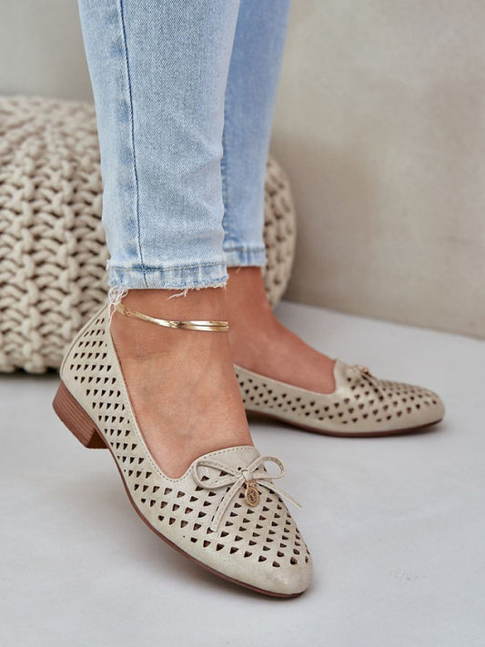 Balerini Step in style, Model 208450, Galben - material imitație de piele  Footbed piele naturala  Înălţimea carâmbului 6 cm Înălţimea tocului 2 cm