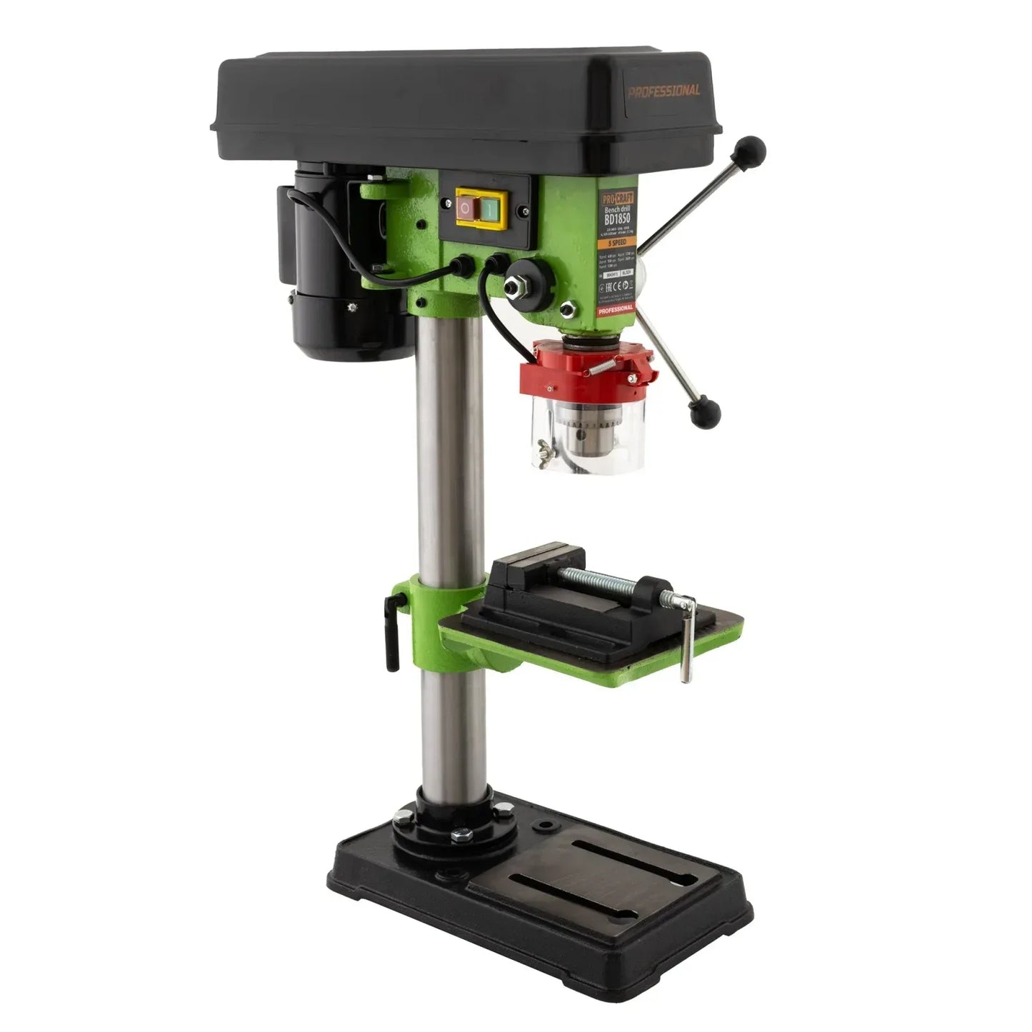BD1850 bormasina de banc fixa cu coloana PROCRAFT, produsul contine taxa timbru verde 6 Ron, 23.90 kg - 221.ro