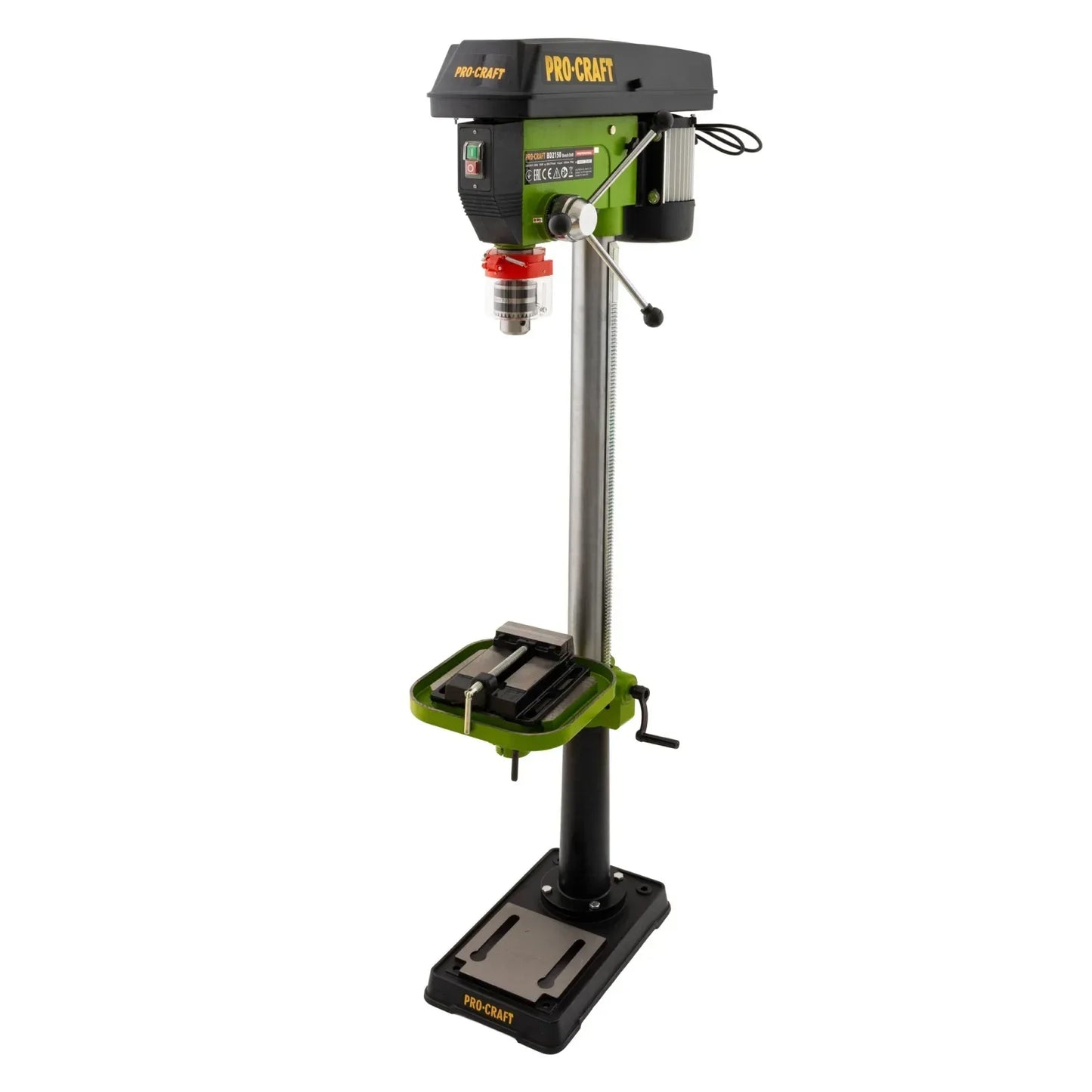 BD2150 bormasina de banc fixa cu coloana PROCRAFT, 64.60 kg , Putere 750W - 221.ro