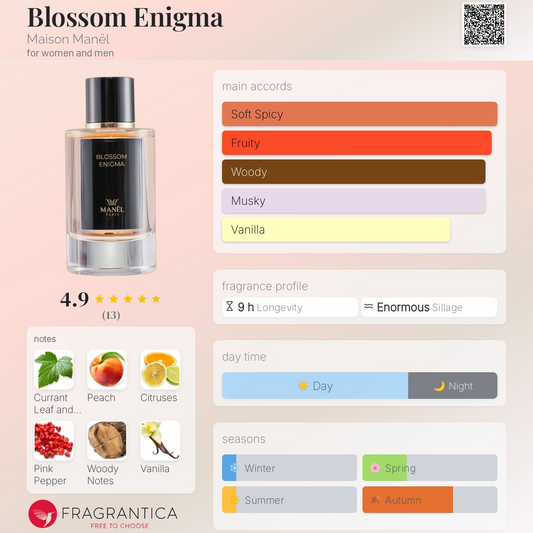 Manel Blossom Enigma, Extract de Parfum, 50ml Unisex