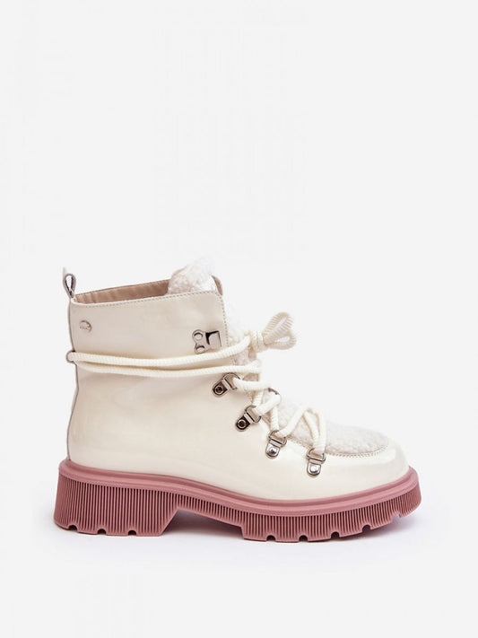 Bocanci Step in style, Model 190717, Alb