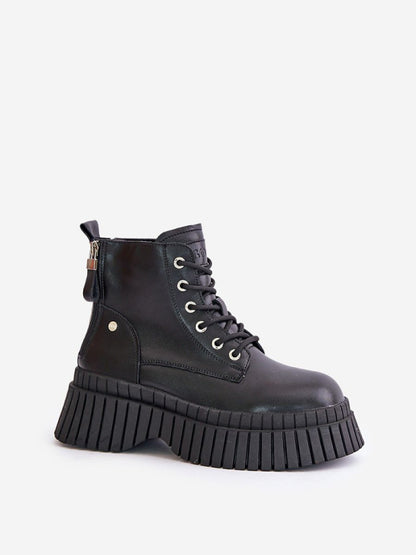 Bocanci Step in style, Model 201907, Negru