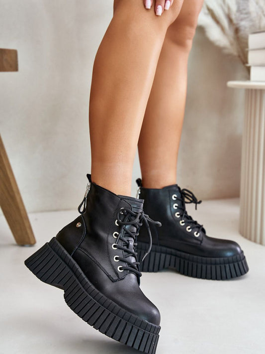 Bocanci Step in style, Model 201907, Negru