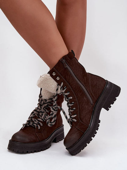 Bocanci Step in style, Model 220705, Maro