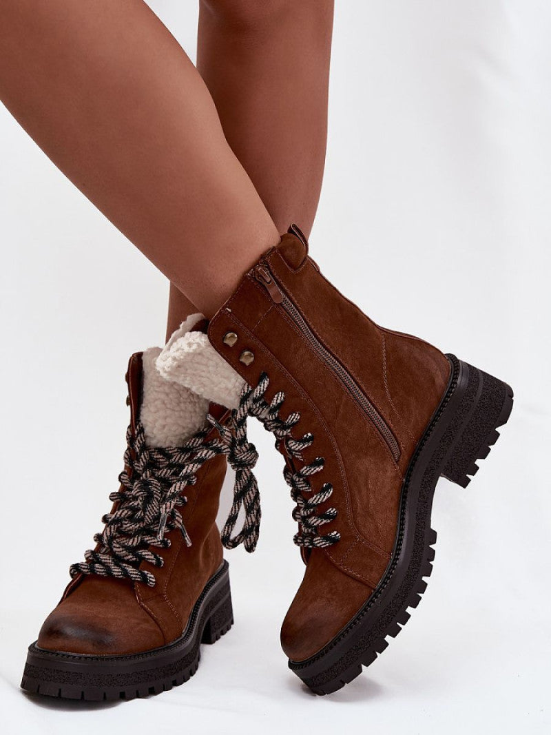 Bocanci Step in style, Model 220707, Maro