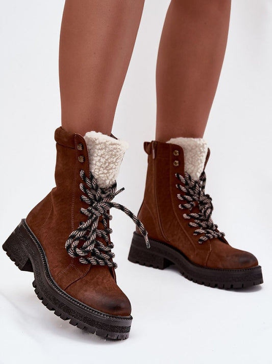 Bocanci Step in style, Model 220707, Maro