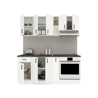 Set Bucatarie haaus Karo V9, Alb, Blat Thermo 28 mm, L 180 cm