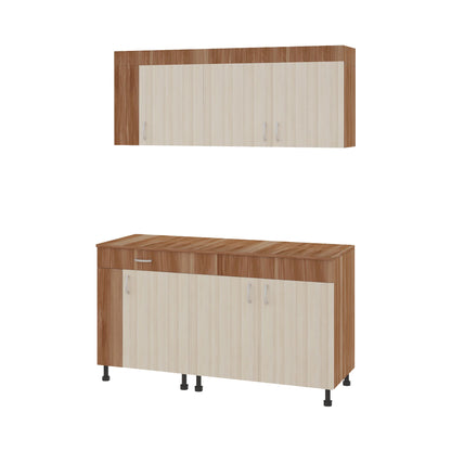 Set Bucatarie haaus Reno, Prun/Ulm Deschis, L 150 cm