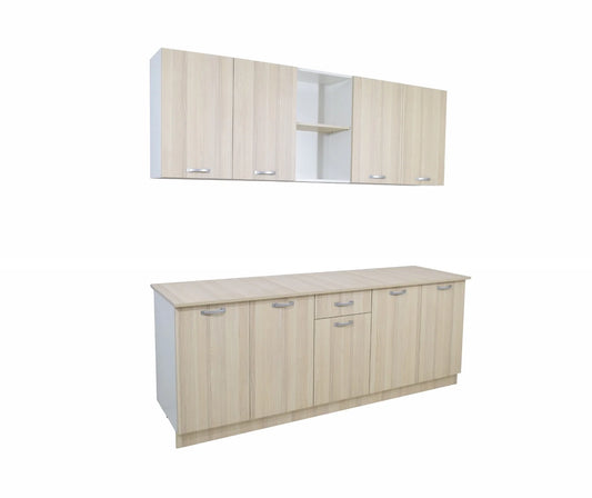 Set Bucatarie haaus Nisa, Ulm Deschis/Alb, L 200 cm
