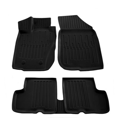 Set covorase auto cauciuc tip tavita pentru dacia duster 4wd (2015-2018)