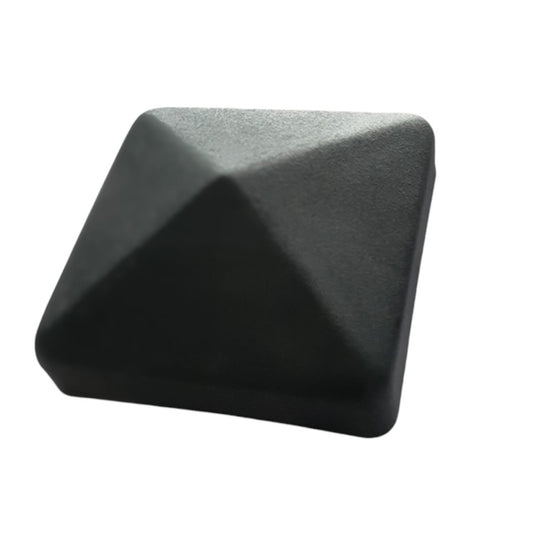 Capac stalp, aluminiu, Naimeed D6477, 7x7x3 cm, Negru