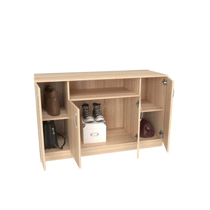 Comoda haaus Remi, 4 Usi, Stejar Sonoma, 135 x 50 x 80 cm