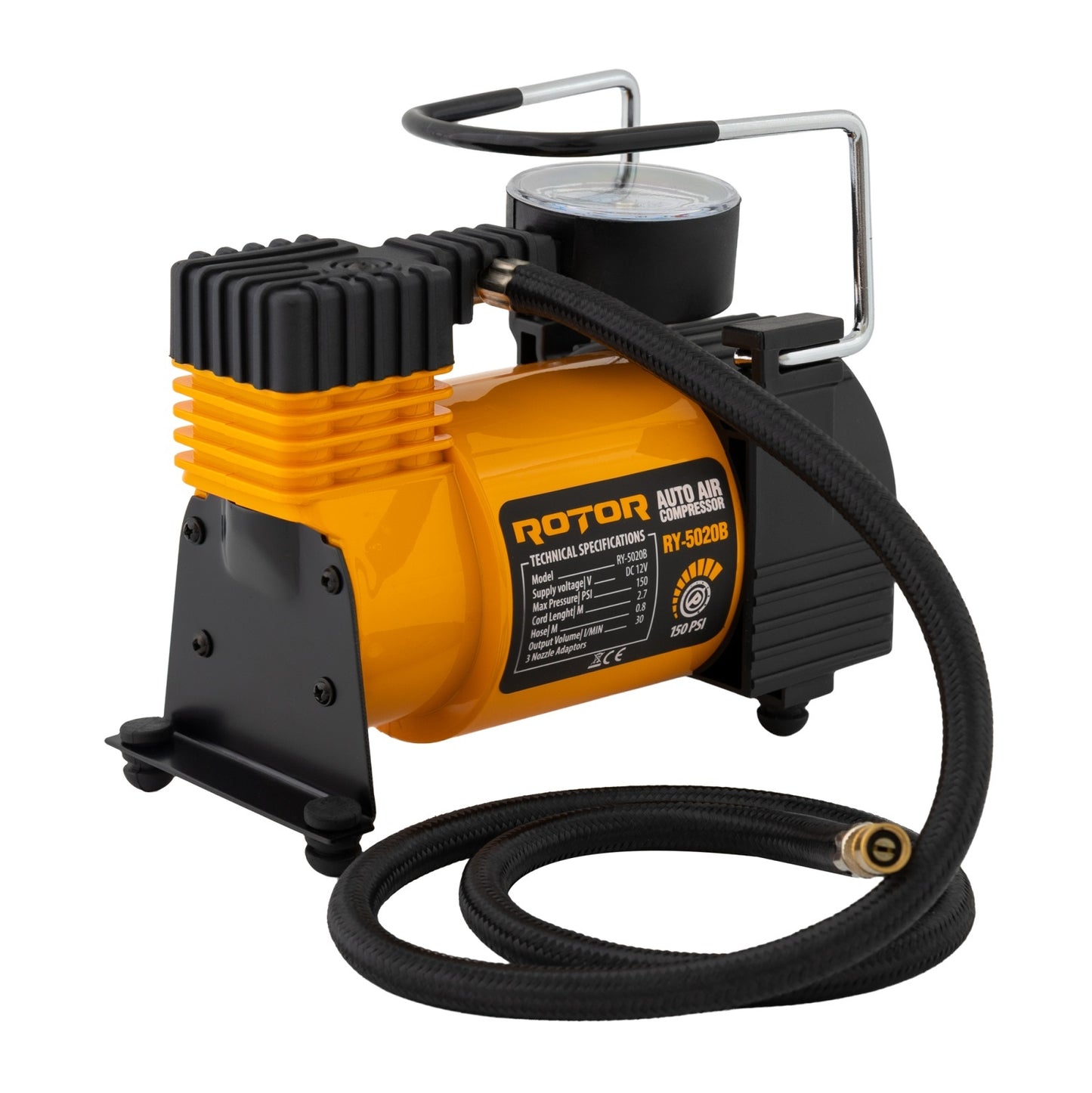 Compresor auto 12V, 10 bar / 150 psi, 30 l/min ROTOR RY-5020B