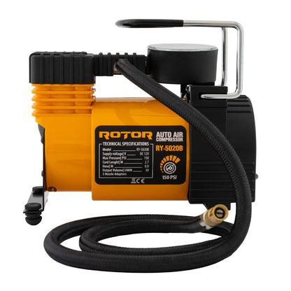 Compresor auto 12V, 10 bar / 150 psi, 30 l/min ROTOR RY-5020B