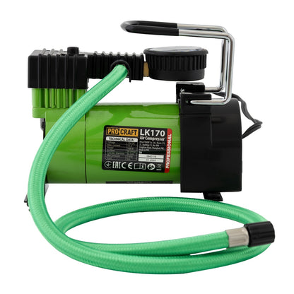 Compresor auto Procraft LK170, 12 V, 35 l/min, 7 bari, 120 W