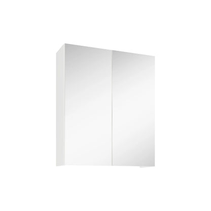 Corp Baie haaus Zed, Suspendat, 2 Usi, cu oglinda, Alb, 60 x 22 x 72 cm