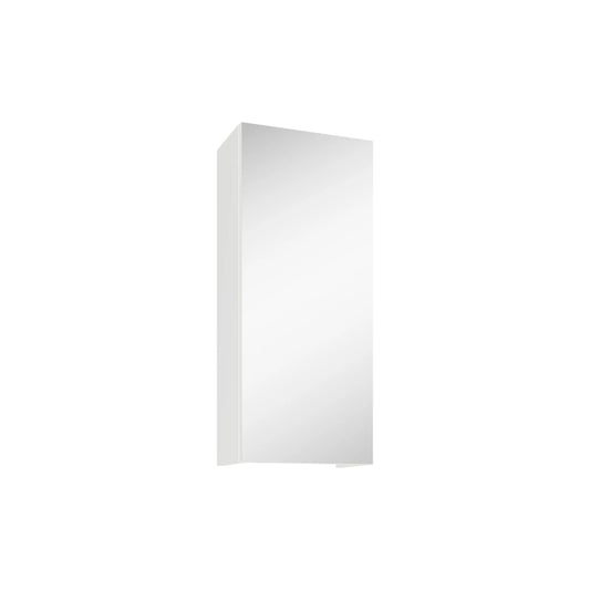 Corp Baie haaus Zed, Suspendat, 1 Usa, cu oglinda, Alb, 30 x 22 x 72 cm