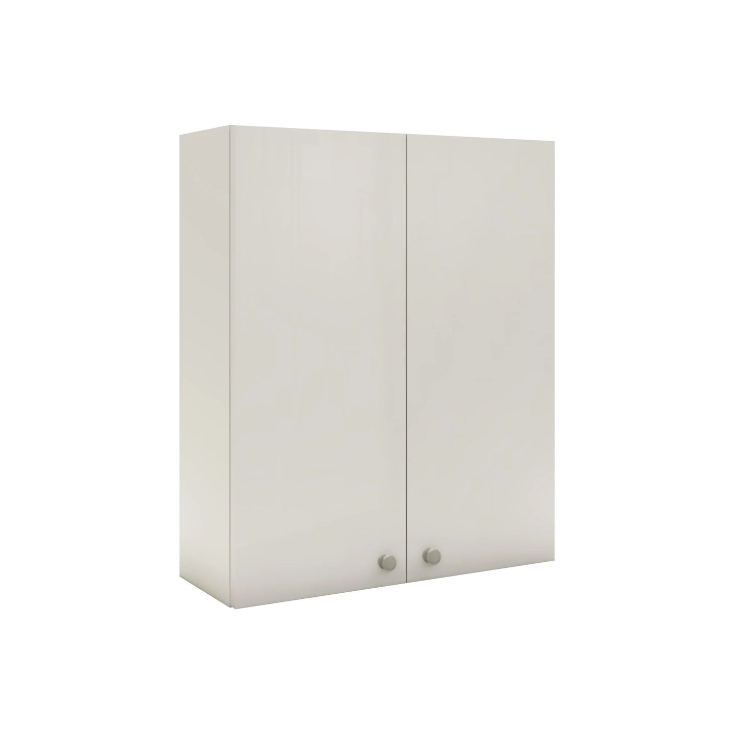 Corp Baie haaus Zaria, Suspendat, 2 Usi, Alb lucios/Alb, MDF, L 60 x l 22 x H 72 cm