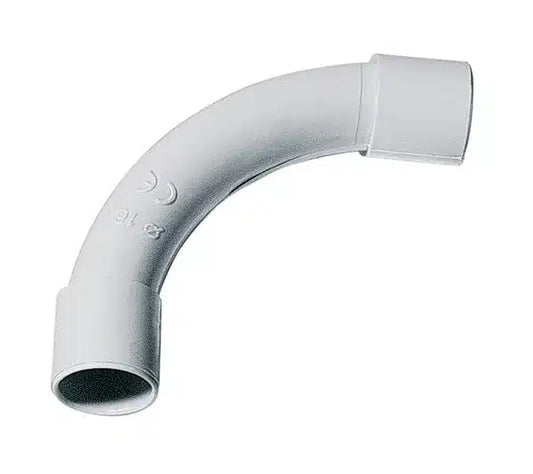 Cot pentru teava RKS 20 mm F-HAL, GW, gri RAL 7035 / DX40120