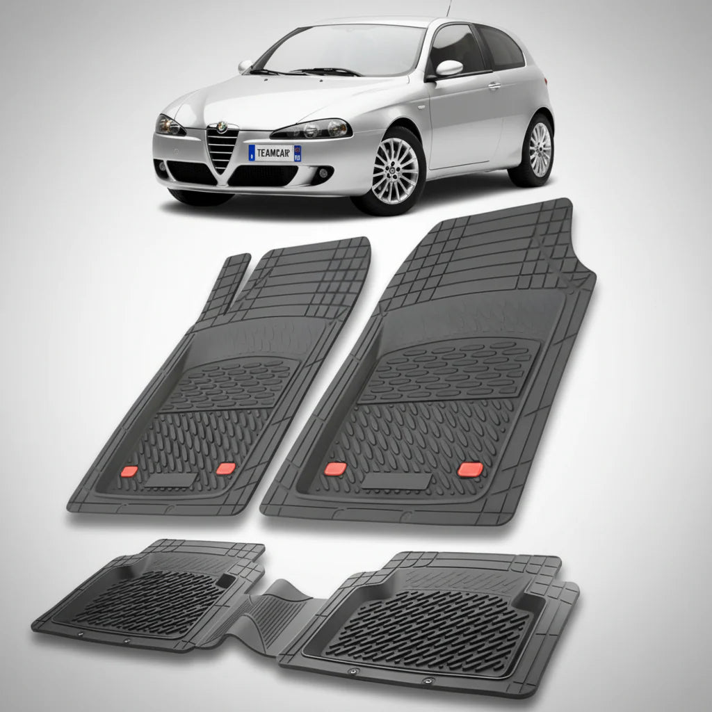 Covorase Alfa Romeo 147 Hatchback 3 Usi Pre-Facelift Compatibile 2000-2004 | Black