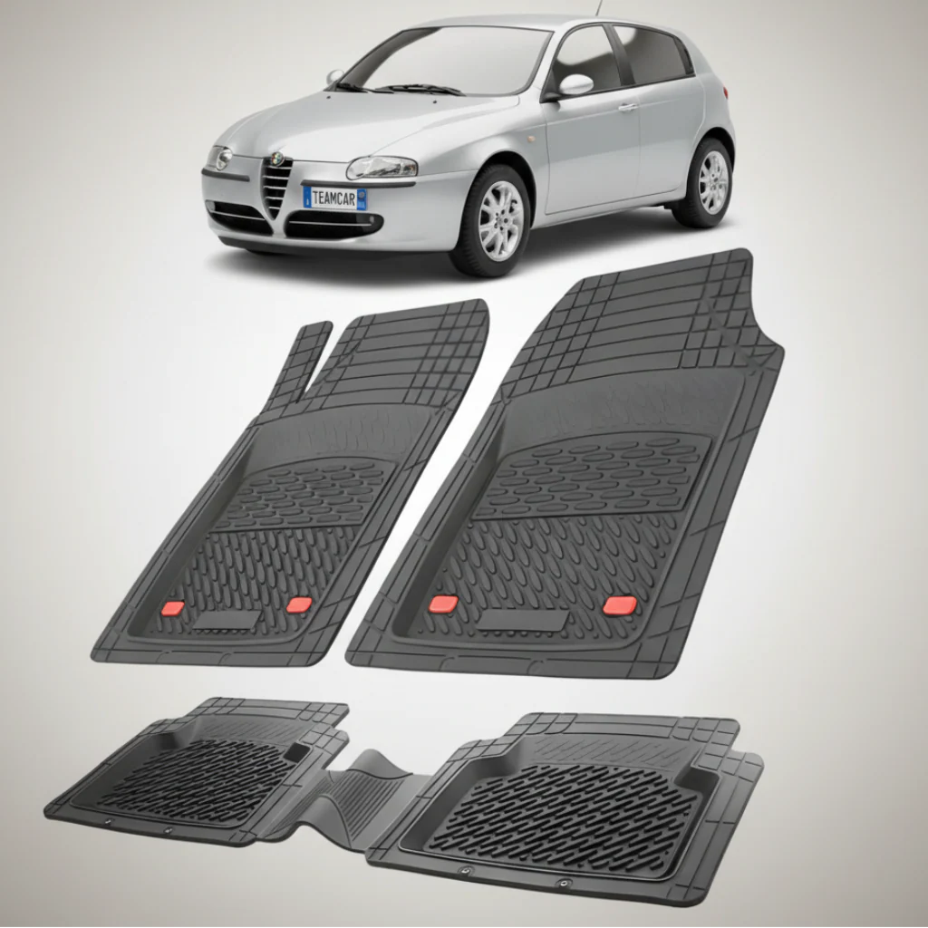 Covorase Alfa Romeo 147 Hatchback 5 Usi Pre-Facelift Compatibile 2000-2004 | Black