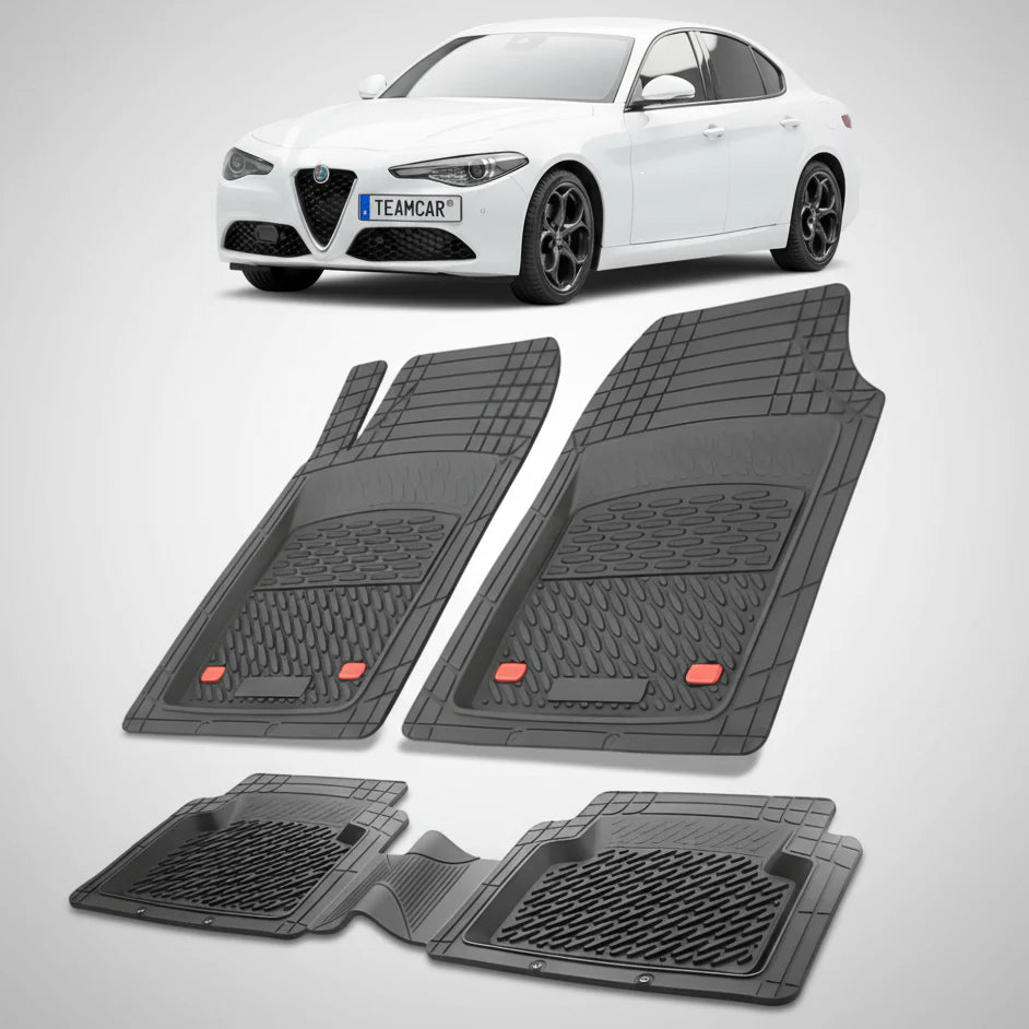 Covorase Alfa Romeo Giulia Sedan Pre-Facelift Compatibile 2016-2020 | Black