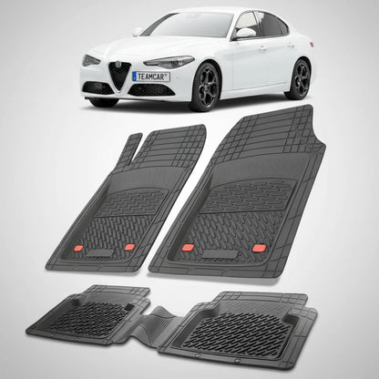 Covorase Alfa Romeo Giulia Sedan Pre-Facelift Compatibile 2016-2020 | Black
