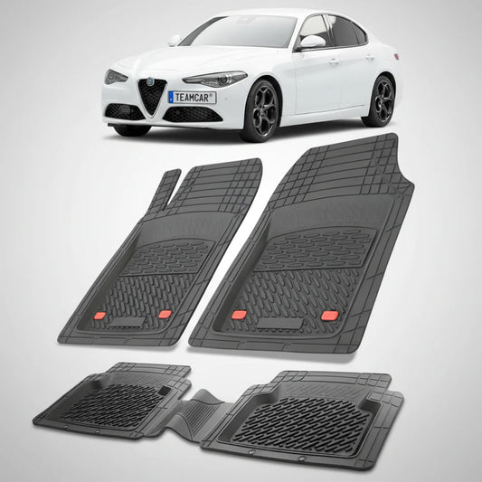Covorase Alfa Romeo Giulia Sedan Pre-Facelift Compatibile 2016-2020 | Black