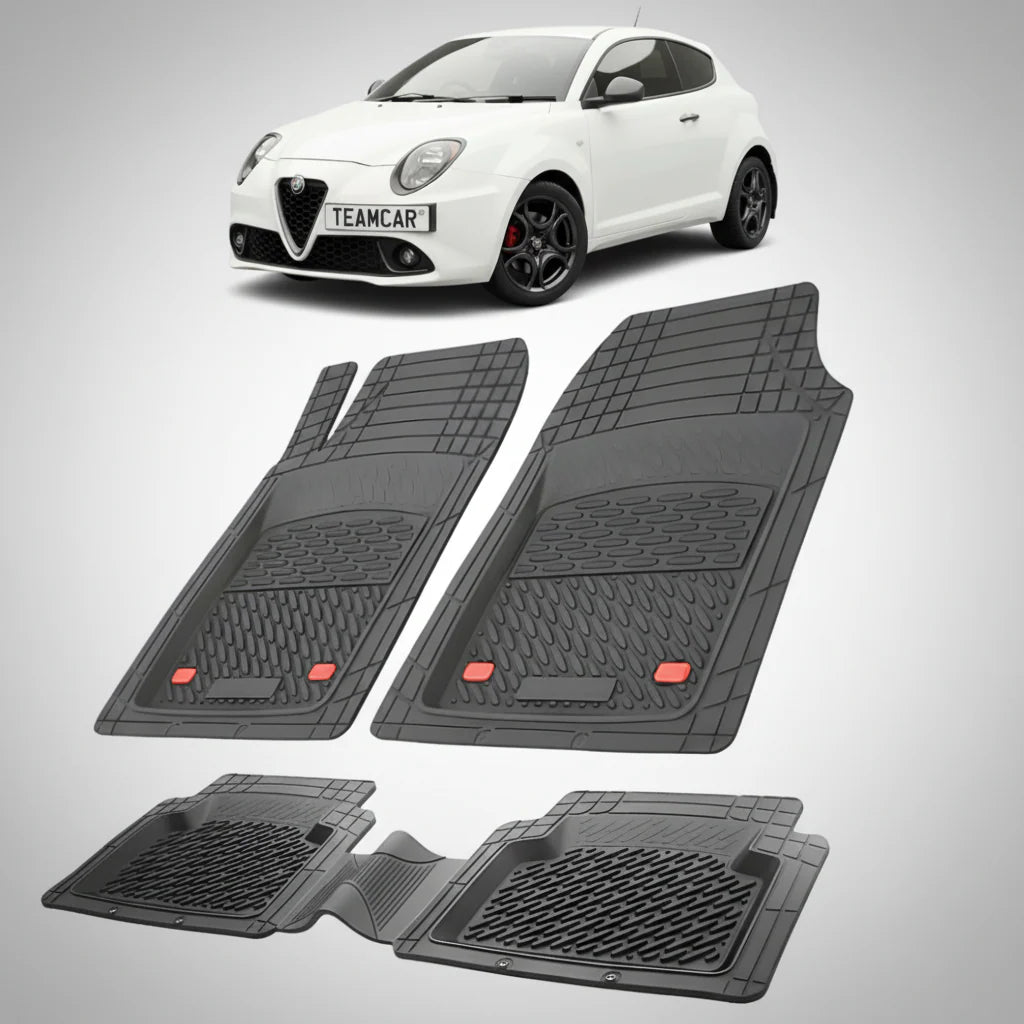 Covorase Alfa Romeo MiTo Hatchback 3 Usi Facelift 2 Compatibile 2016-2018 | Black