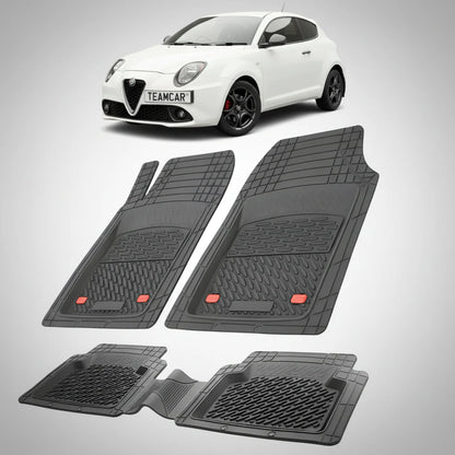 Covorase Alfa Romeo MiTo Hatchback 3 Usi Facelift 2 Compatibile 2016-2018 | Black