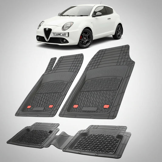 Covorase Alfa Romeo MiTo Hatchback 3 Usi Facelift 2 Compatibile 2016-2018 | Black