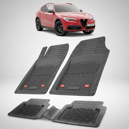Covorase Alfa Romeo Stelvio SUV Pre-Facelift Compatibile 2017-2020 | Black