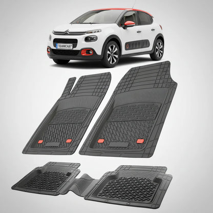 Covorase Citroen C3 Hatchback 5 Usi Pre-Facelift Compatibile 2016-2020 | Black