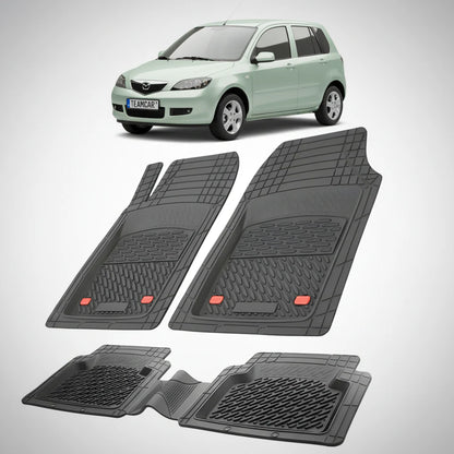 Covorase Mazda 2 DY Hatchback 5 Usi Compatibile 2003-2005 | Black