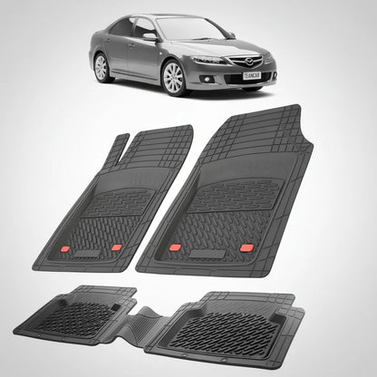 Covorașe Mazda 6 GG Facelift Hatchback 5 uși Compatibile 2005-2008 | Black