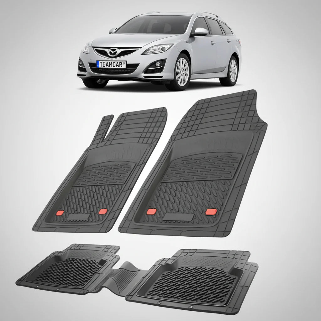 Covorașe Mazda 6 GH Facelift Combi 2010-2012 | Black Edition – TeamCar®