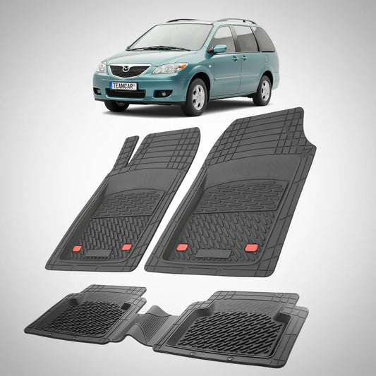 Covorașe Mazda MPV LW Compatibile 2002-2006 | Black Edition – TeamCar®