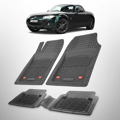 Covorașe Mazda MX-5 NC Hard Top (RC) 2006-2008 | Black Edition – TeamCar®