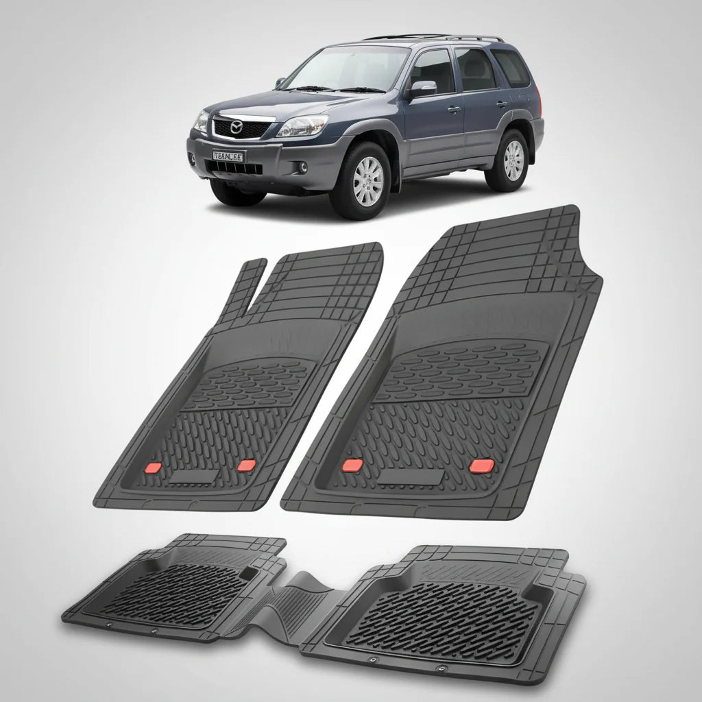 Covorașe Mazda Tribute EP Facelift 2004-2008 | Black Edition – TeamCar®
