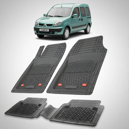 Covorase Renault Kangoo I 2 MPV (Pasageri) Compatibile 2003-2008 | Black