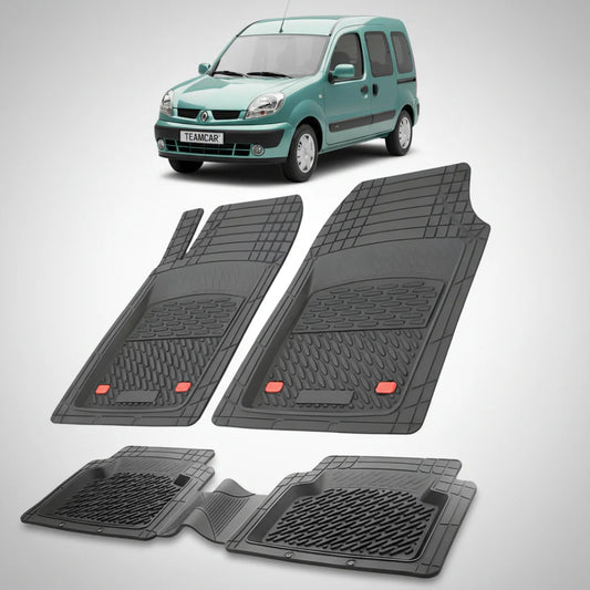 Covorase Renault Kangoo I 2 MPV (Pasageri) Compatibile 2003-2008 | Black