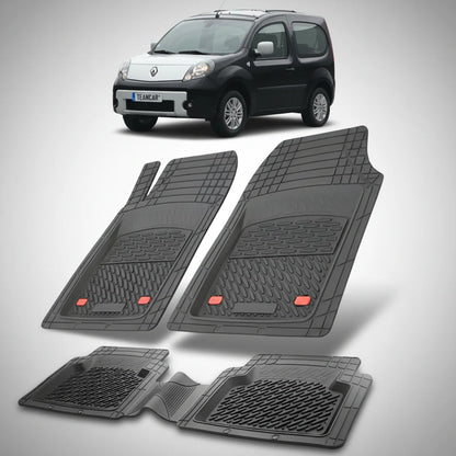 Covorase Renault Kangoo II 1 Be Bop (Scurt) Compatibile 2009-2012 | Black