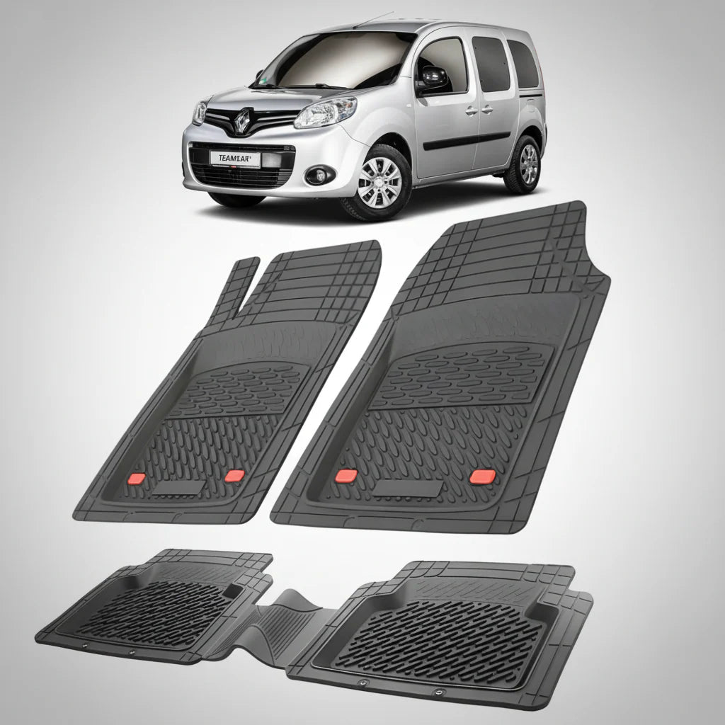 Covorase Renault Kangoo II 2 MPV (Pasageri) Compatibile 2013-2021 | Black